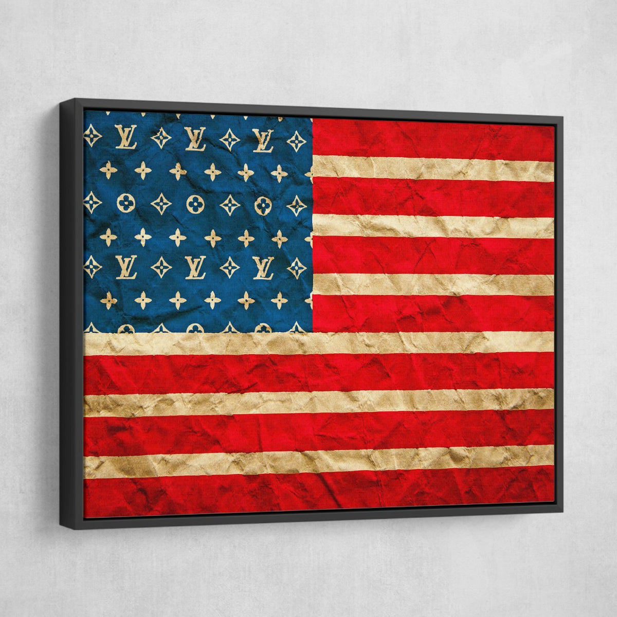 Louis Vuitton American Flag  Motivational Wall Art – EPIK Canvas