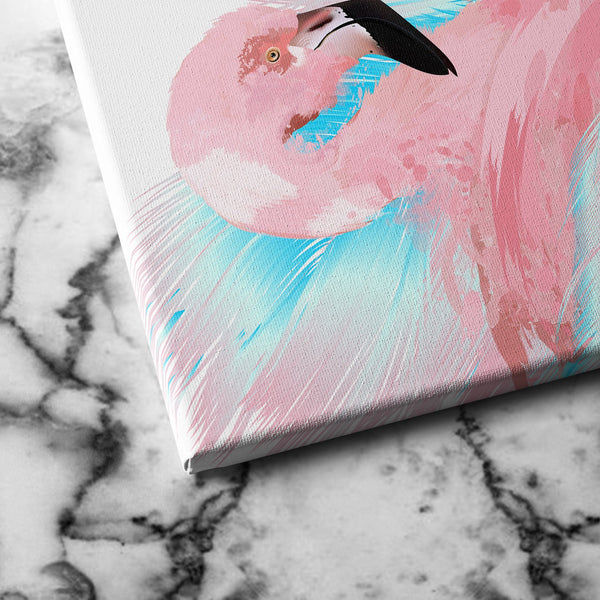 Watercolor Flamingo canvas all art