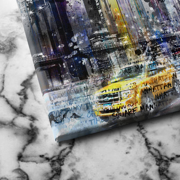 NYC Collage Canvas wall art 