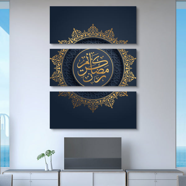 ramadan canvas wall art 3 piece