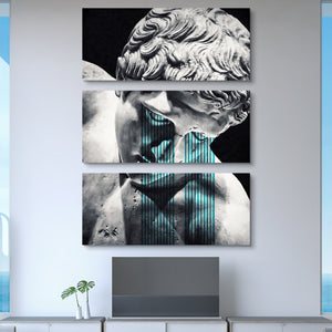 Faded Into Obsolescence Canvas Print 3 piece wall art