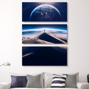 Mickael Riguard - At the Top of the Dune 3 piece wall art