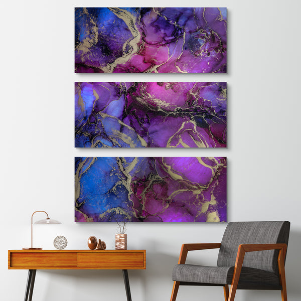 Berry Canvas Print Abstract 3 piece wall art