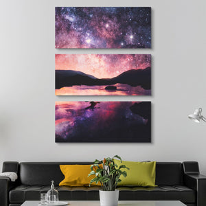 Galaxy canvas wall art