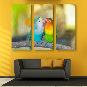 3 piece Love Birds wall art