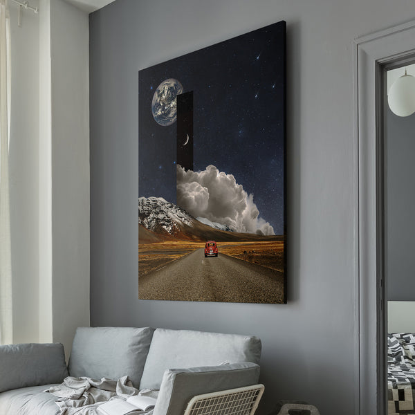 Aaron the Humble - Entering Clouds traveling through the desert  wall art