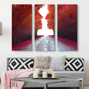 3 piece Road to Love wall art