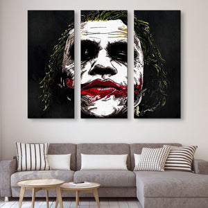 3 piece The Joker Overlook wall art