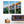 Load image into Gallery viewer, 3 piece Colorful Houses wall art
