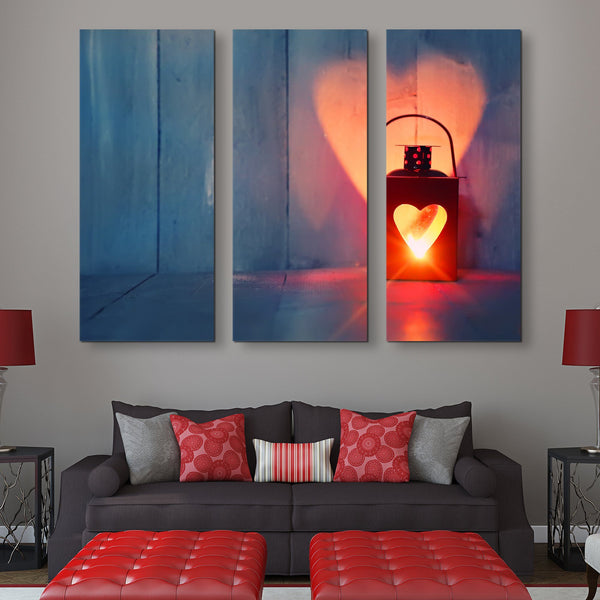 3 piece You Are My Light wall art