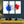 Load image into Gallery viewer, 3 piece France flag wall art
