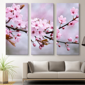 Spring Blossom Canvas Print 3 piece wall art