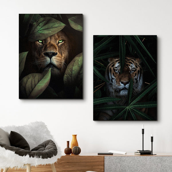 Wild Cats Bundle Canvas Print