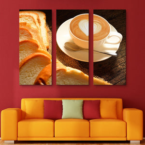 3 piece Some Bread and Latte wall art