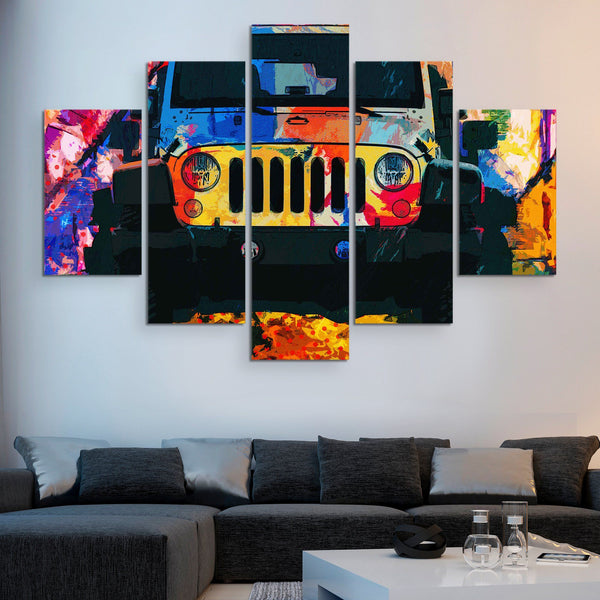 5 piece Jeep Dreams wall art