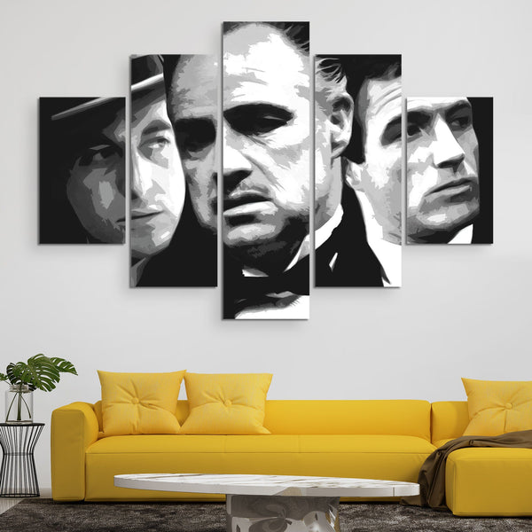 5 piece The Godfather wall art