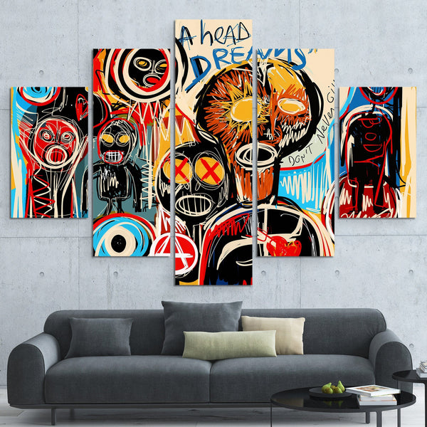 Emmanuel Signorino - Head Full of Dreams 5 piece wall art