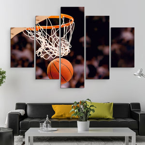 5 piece Basketball wall art