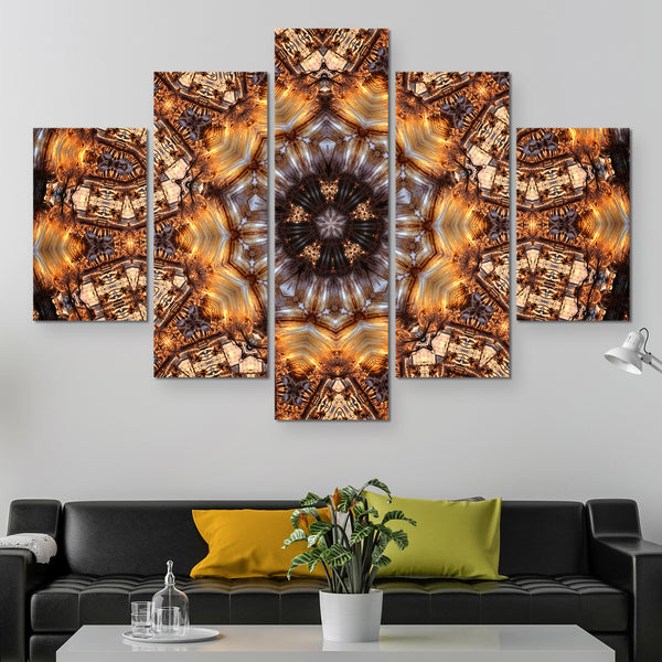Abstract Transformation Canvas Print 5 piece wall art
