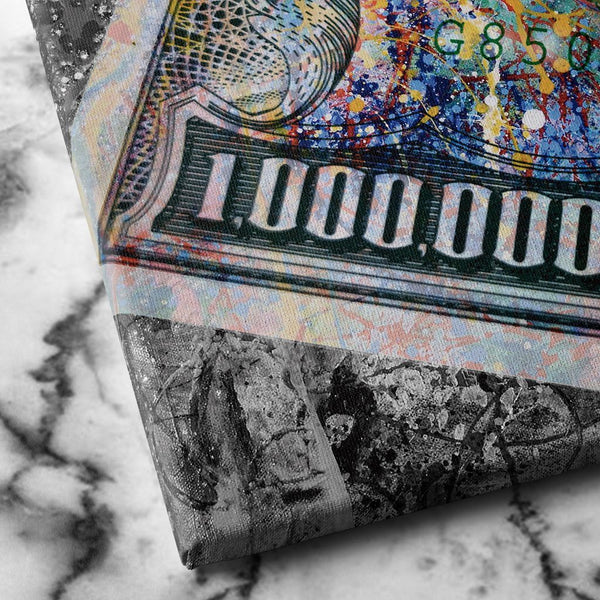 Million Dollar Bill Art