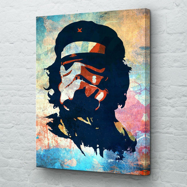Colorful Che Trooper Canvas Print