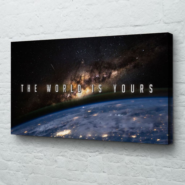 the world is yours wall art