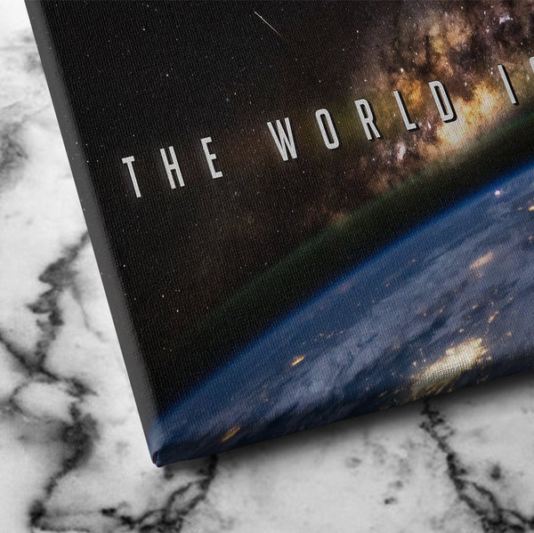 the world is yours canvas art