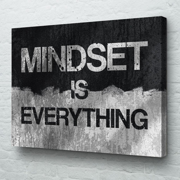 Mindset is everything wall art