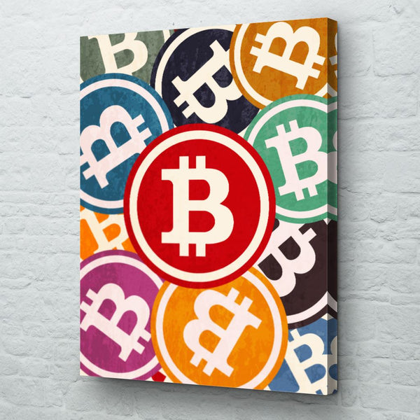 bitcoin wall art