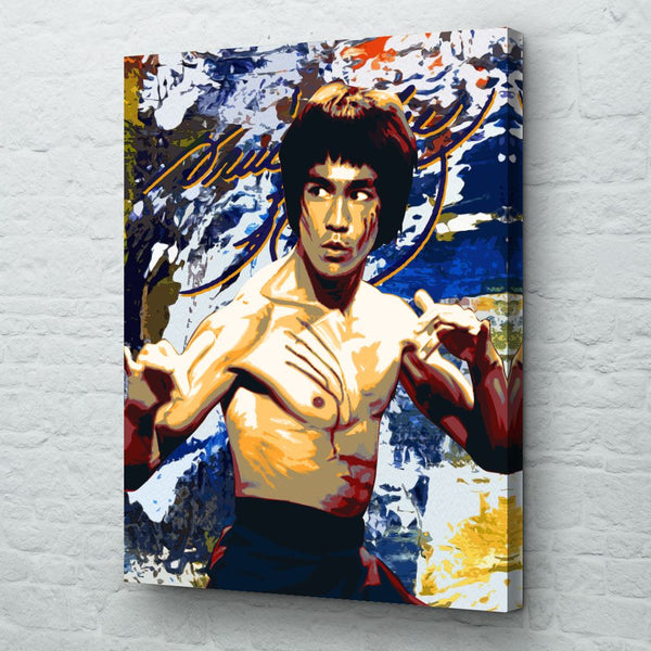 Bruce Lee painting