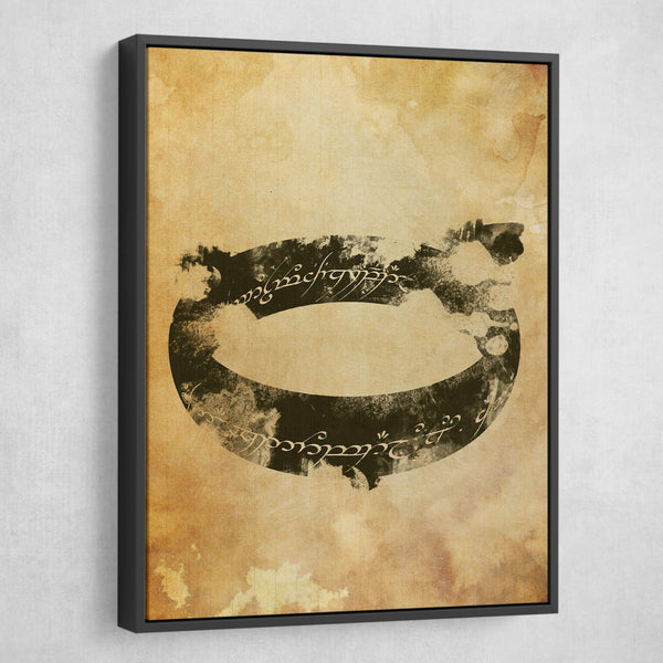 the fellowship of the ring wall art
