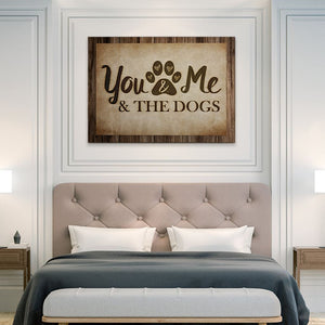you and me and the dogs art