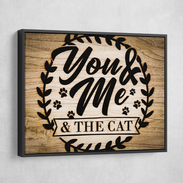 you and me and the cat art