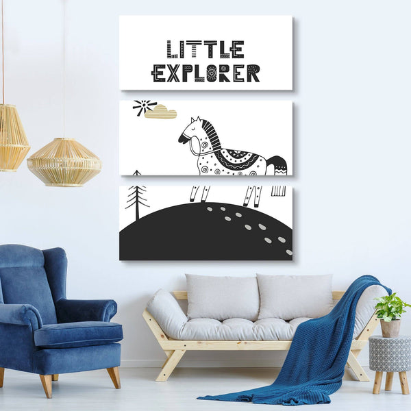Little Explorer Canvas Print