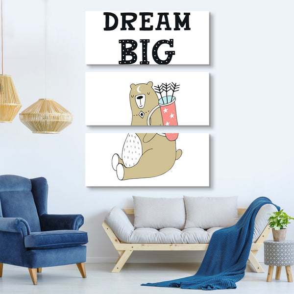 Dream Big Bear Canvas Print