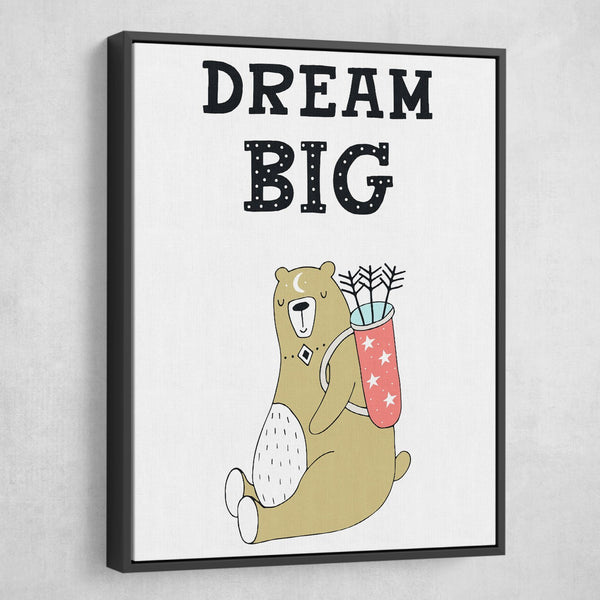 Dream Big Bear Canvas Print