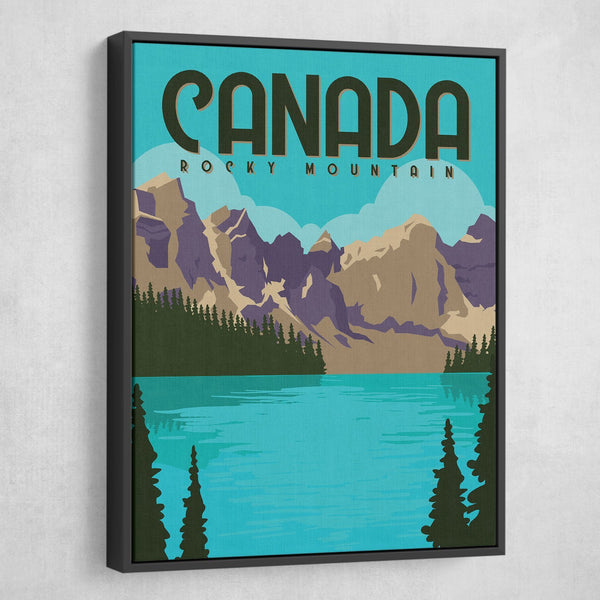 Canadian Rockies Canvas Print