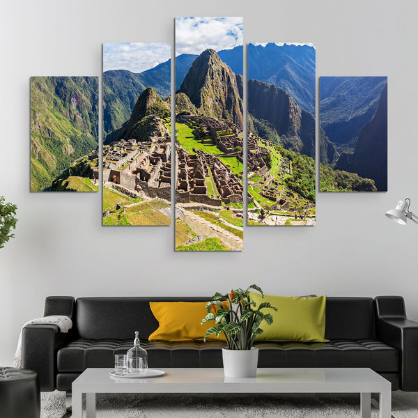 Wonders of Machu Picchu - 5 piece wall art