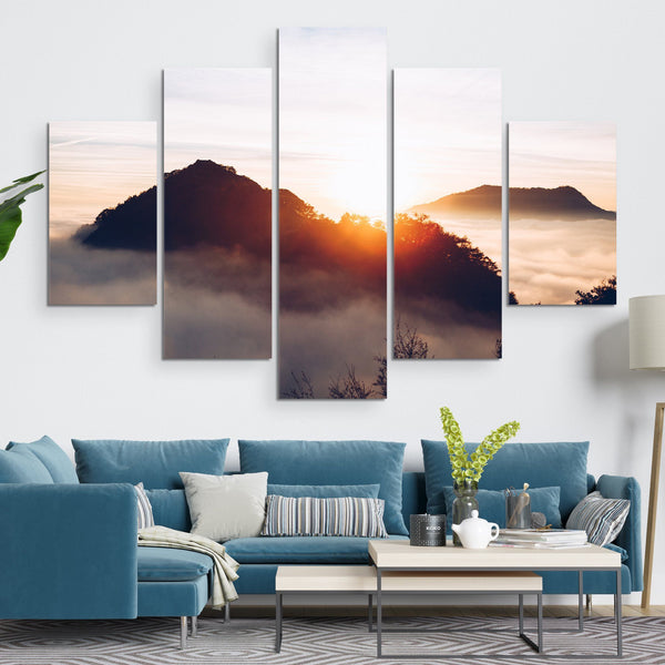 Island in the Sky Canvas Print