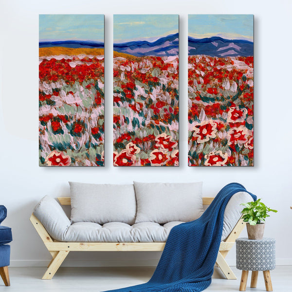 California Poppy Field Canvas Print