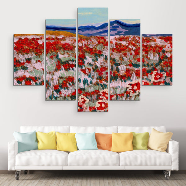 California Poppy Field Canvas Print