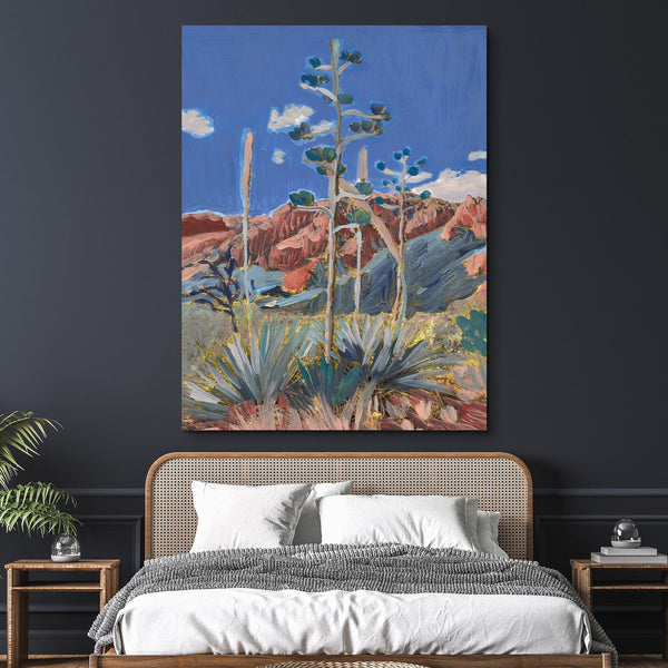 Blooming Yucca Canvas Print