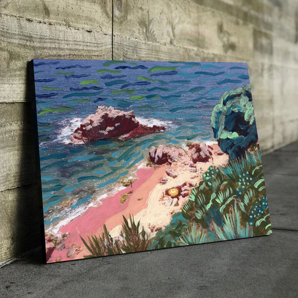Barcelona Beach Canvas Print