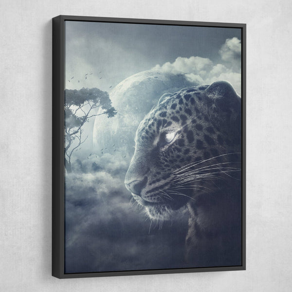 Mystical Leopard Canvas Print