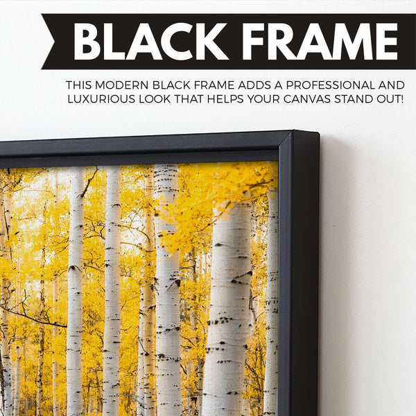 Yellow Forest Canvas Print