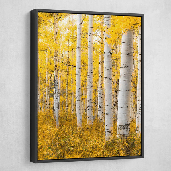 Yellow Forest Canvas Print