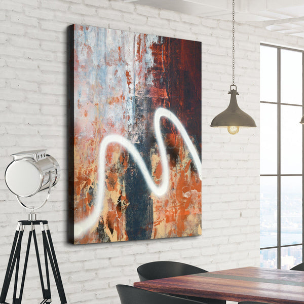 80 on the Interstate Canvas Print