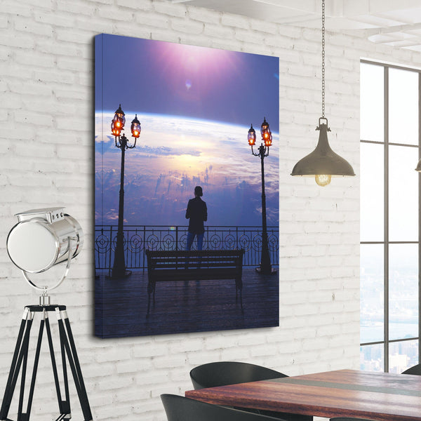 By the Pier Canvas Print