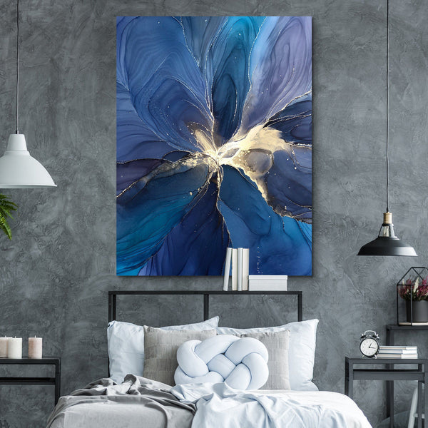 Blue Flower Canvas Print