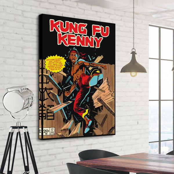 Kung Fu Kenny Canvas Print